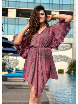 Trove Label - Pink Printed Cover-Up