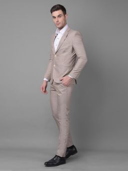 CRIMSOUNE CLUB - Mens Beige Suit (Set of 2)