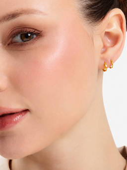 MINOUS - 925 Silver Celeste Classic Hoops