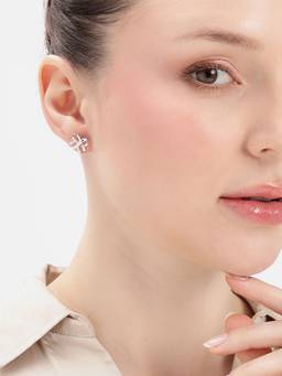 MINOUS - Silver Signature Loop Studs