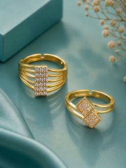 Zeraki Jewels - Fio and Floris Rings (Pack of 2)