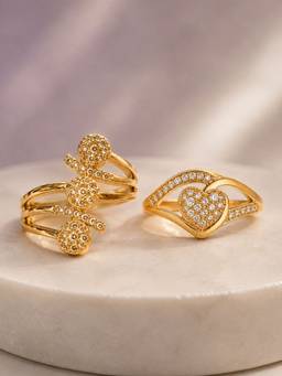 Zeraki Jewels - Flair and Sia Rings (Pack of 2)