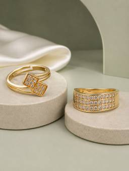 Zeraki Jewels - Floris and Sofie Rings (Pack of 2)