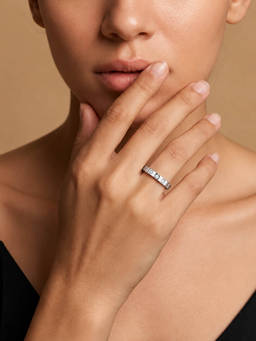 MINOUS - 925 Silver Luxe Screw Adjustable Band Ring