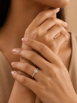 MINOUS - 925 Silver Timeless Sparkle Ring