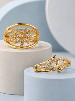 Zeraki Jewels - Prince and Akira Rings (Pack of 2)