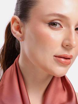 MINOUS - Silver Icon Prism Stud Earrings