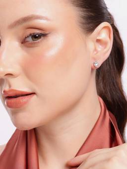 MINOUS - Silver Ocean Spark Studs