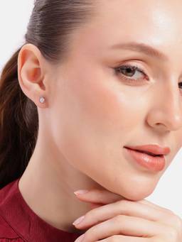 MINOUS - Silver Sweet Scoop Stud Earrings