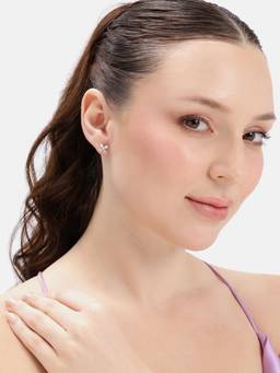 MINOUS - Silver Luxe Crossfire Crystal Earrings