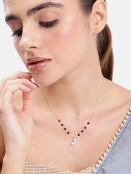 MINOUS - 925 Silver Sweetheart Flutter Mangal Sutra