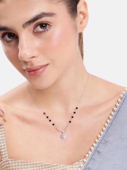 MINOUS - 925 Silver Forever Halo Shine Mangal Sutra