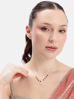 MINOUS - 925 Silver Forever Flower Spark Mangal Sutra