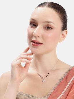 MINOUS - 925 Silver Forever Floral Shine Mangal Sutra