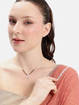 MINOUS - 925 Silver Love Flutter Mangal Sutra