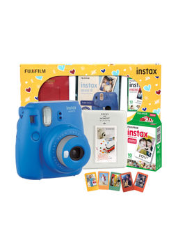 Fujifilm - Instax Mini 9 Surprise Box Cobalt Blue