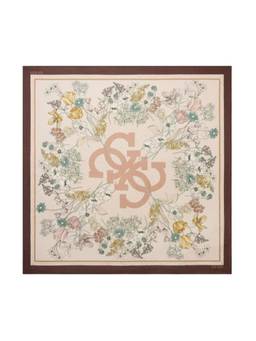 Guess - Beige Modal Printed Women Scarf