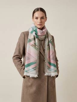 Accessorize London - Women's Chex Mid Weight Scarf