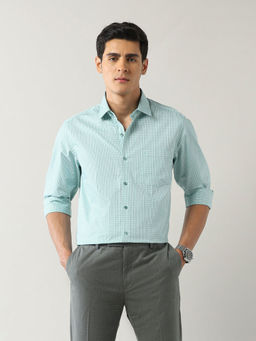 Arrow - Men Checks Printed Manhattan Slim Fit Shirt