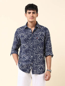 U.S. POLO ASSN. - Men Tailored Fit Tropical Printed Shirt