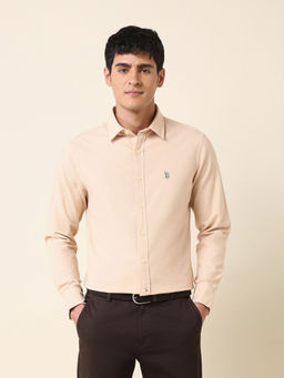 U.S. POLO ASSN. - Men Pure Cotton Tailored Fit Shirt