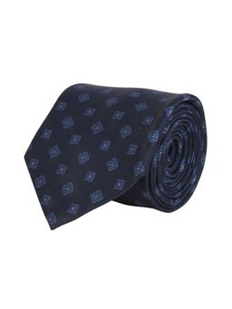 CAZZANO - Microfiber Blue Printed Tie