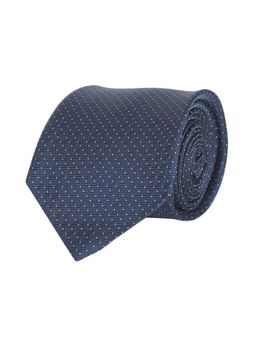 CAZZANO - Microfiber Blue Polka Dots Tie