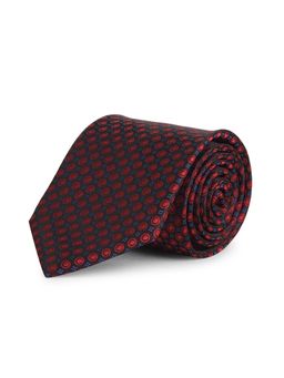 CAZZANO - Microfiber Black Polka Dots Tie