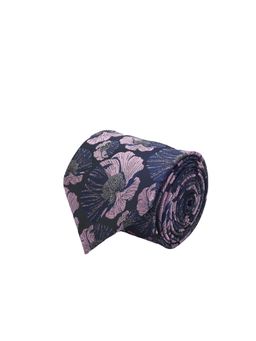 CAZZANO - Microfiber Purple Floral Tie