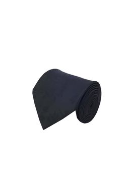 CAZZANO - Microfiber Black Solid Tie
