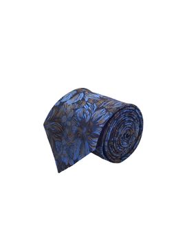 CAZZANO - Microfiber Blue Floral Tie
