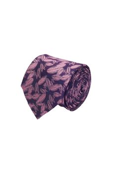 CAZZANO - Microfiber Purple Printed Tie
