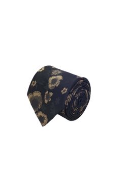 CAZZANO - Microfiber Black Floral Tie