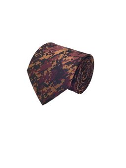 CAZZANO - Microfiber Multi-Color Geometric Tie