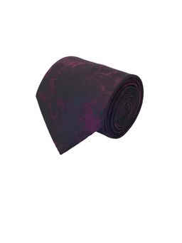 CAZZANO - Microfiber Purple Printed Tie