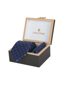 CAZZANO - Microfiber Multi-Color Checks Tie with Pocket Square