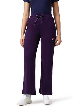ASICS - Side Slit Straight Hem Purple Pant