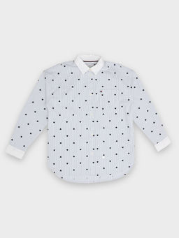 Tommy Hilfiger - Girls Striped Relaxed Fit Cotton Shirt