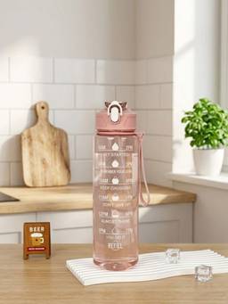 ReeQ - Motivational Water Bottle - Pink