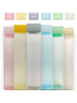 ReeQ - Slim Square Plastic Bottles (Pack Of 6)