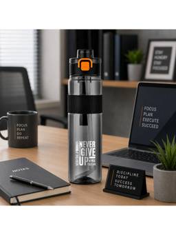 ReeQ - Motivational Sipper Bottle - Black
