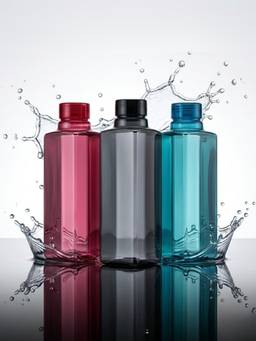 ReeQ - Multi-Color Water Bottles (Pack Of 3)