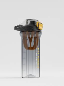 ReeQ - Black Gym Shaker Bottle