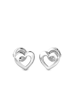 Candere by Kalyan Jewellers - 14K BIS Hallmark White Gold Earrings