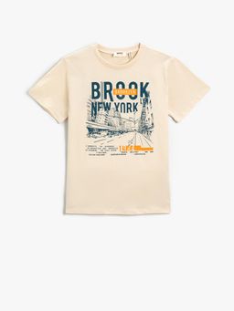Koton - Boys Beige T-shirt