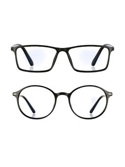 Enrico - Bluno Blue Light Blocking Anti-Glare Zero Power Computer Glasses Combo Unisex (42)