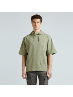 Pepe Jeans - Green Short Sleeve Oversized Hoodie