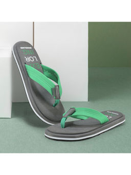 WOODLAND - Men Casual Green & Grey Flipflops