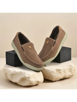 WOODLAND - Men Tortoise Shell Brown Casual Loafers