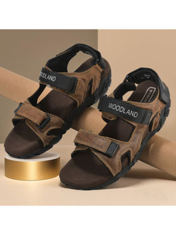 WOODLAND - Men Camel Brown Casual Sandals